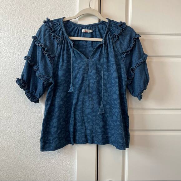 Faherty Bodhi Ruffle Top - Picture 4 of 8